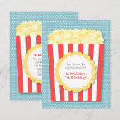 Pop over populistische filmwedstrijd kaart (Voorkant / Achterkant)