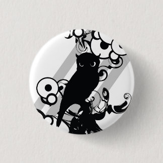 POP OWL PIN RONDE BUTTON 3,2 CM