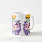 Pop Paars Koffiemok (Voorkant rechts)