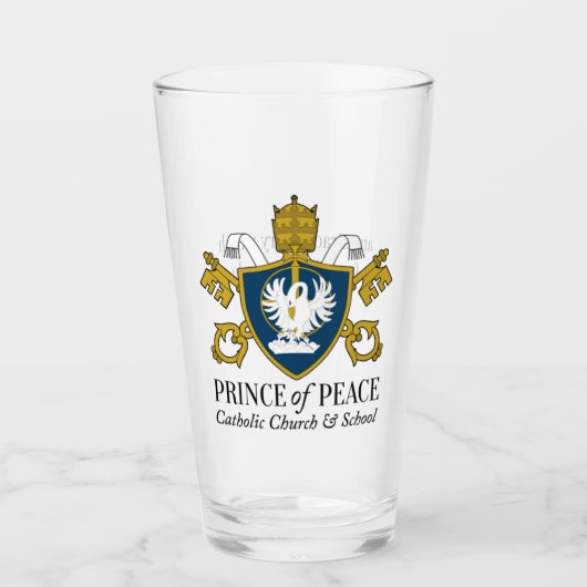 POP Parish & School Pint Glass Glas (Voorkant)