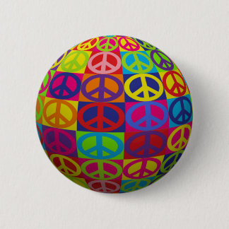 Pop Peace Ball Ronde Button 5,7 Cm