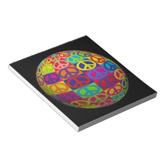 Pop Peace Balls Notitieblok (Schuin)