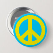 Pop Peace Ronde Button 7,6 Cm (Voorkant /achterkant)