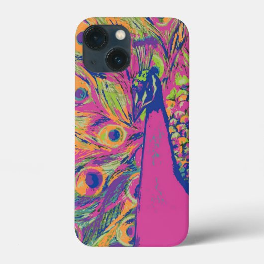 Pop Peacock Case-Mate iPhone Case (Achterkant)