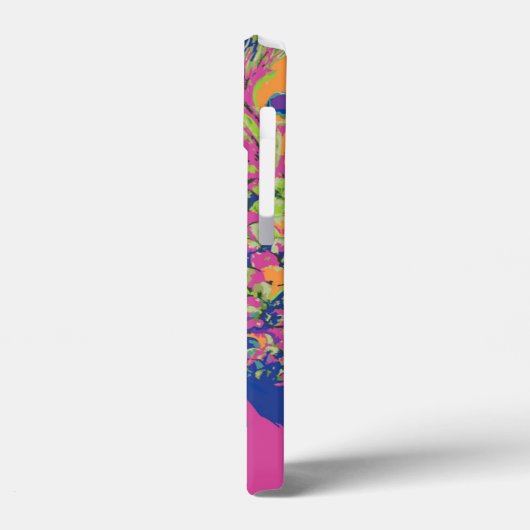 Pop Peacock Case-Mate iPhone Case (Achterkant / Links)
