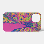 Pop Peacock Case-Mate iPhone Case (Achterkant (horizontaal))