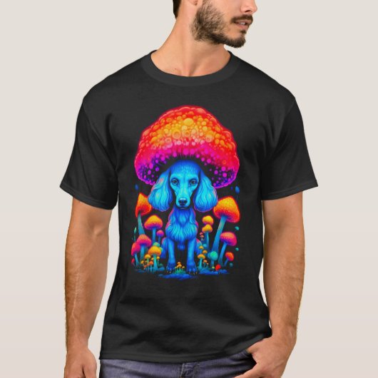 Pop Poodle Dog Mushroom T-shirt (Voorkant)