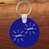 Pop Pop 8-bits Pixelbundel Sleutelhanger (Voorkant)