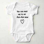 Pop pop baby outfit romper (Voorkant)