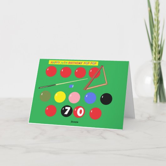 POP POP BIRTHDAY KAART VOOR grootvader (Achterkant)