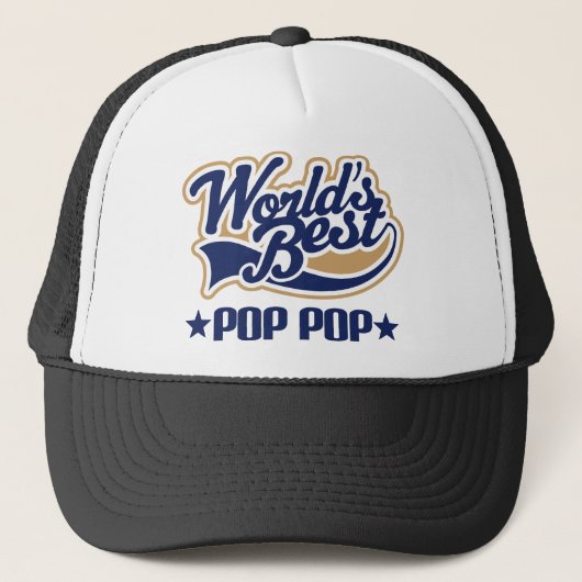 Pop Pop Cadeaus Trucker Pet (Voorkant)