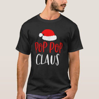 Pop Pop Claus Grappige Kerstpyjama PJs Opa T-shirt