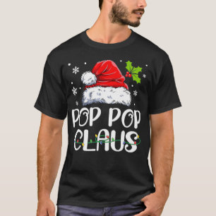 Pop Pop Claus Santa Funny Kerstmis Pajama Matchin T-shirt