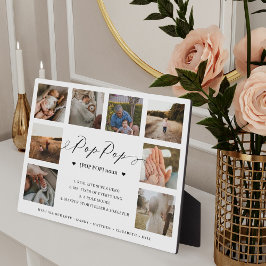 Pop Pop Definitie Manuscript van de Foto Collage K Fotoplaat