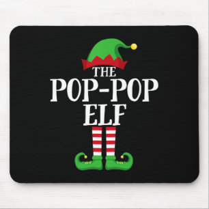 Pop-pop Elf Matching Familie Groep Kerstfeest Muismat