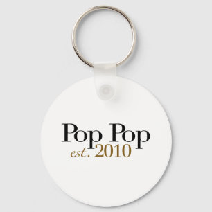 Pop Pop EST 2010 Sleutelhanger
