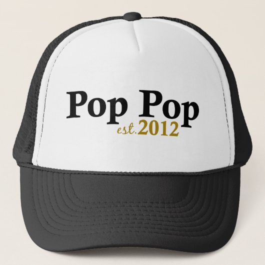 Pop Pop est 2012 Trucker Pet (Voorkant)