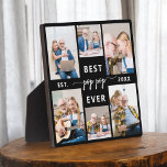 Pop Pop Grandfather Grandchildren Photo Collage Fotoplaat<br><div class="desc">Capture the love between Pop Pop and his grandchildren with our Grandfather Grandchildren Photo Collage Plaque. This personalized plaque features a heartwarming photo collage, beautifully displaying cherished moments shared between Poppy and his beloved grandchildren. Surrounding the photos is the endearing title "Poppy, " adding a special touch to the design....</div>