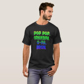 Pop Pop Grandpa G Pa Bruh Parody Mama mama Fa T-shirt (Voorkant volledig)