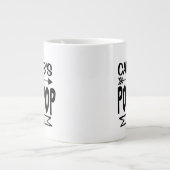 Pop Pop Jumbo Mok met de naam en het jaar van het  (Voorkant)