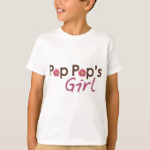 pop pop meisje t-shirt (Voorkant)