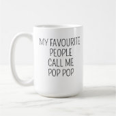 Pop Pop Mok, Opa Mok, Werelden Beste Pop Pop, Fun Koffiemok (Links)