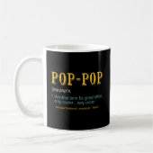 Pop Pop Opa Vaders Dag Pop-Pop Koffiemok (Links)