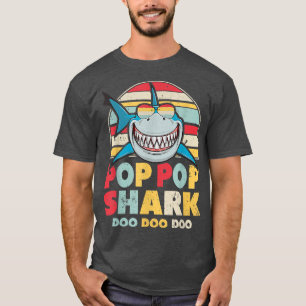 Pop Pop Shark, cadeau voor Pop Pop T-shirt