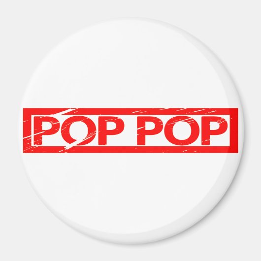 Pop pop Stempel Magneet (Voorkant)