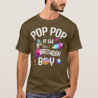 Pop Pop van de Astronaut Ruimtevaartfamilie van de T-shirt