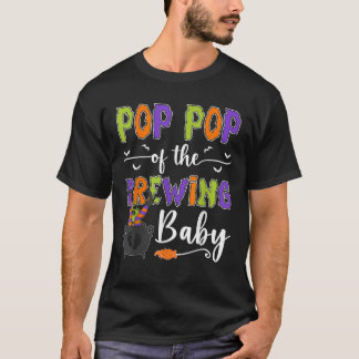 Pop Pop Van De Brouwende Baby Halloween Heks Baby T-shirt