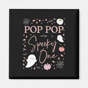 Pop Pop van de Spooky One Girl Eerste Verjaardag R Magneet