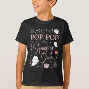 Pop Pop van de Spooky One Girl Eerste Verjaardag R T-shirt