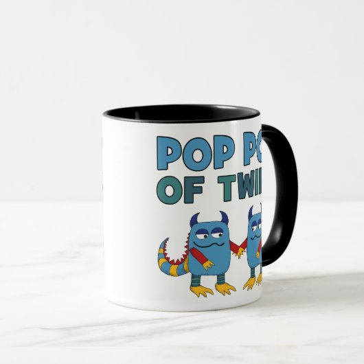 Pop Pop van Twins Mok (Voorkant rechts)