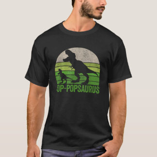 Pop Popsaurus Apparel Grappige Pop Pop Twee Di T-shirt