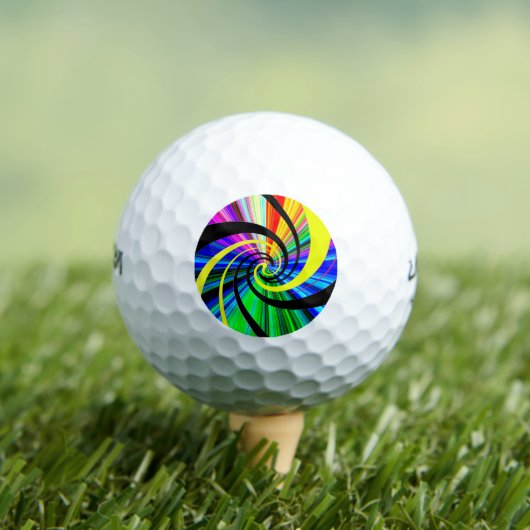 Pop psychedelic golfballen (Insitu Shirt)