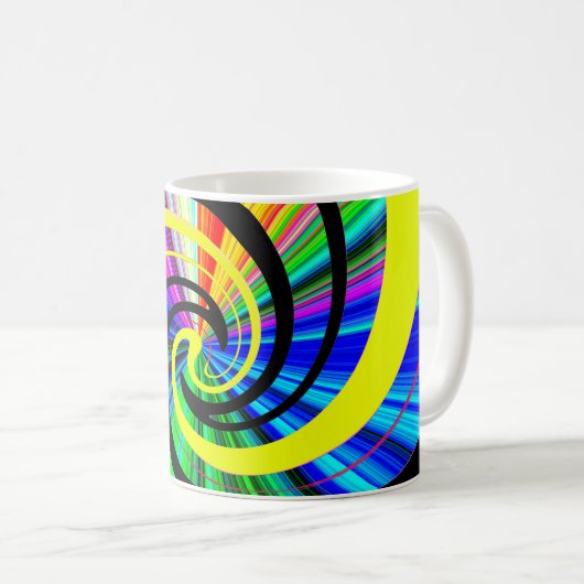 Pop psychedelic koffiemok (Voorkant rechts)