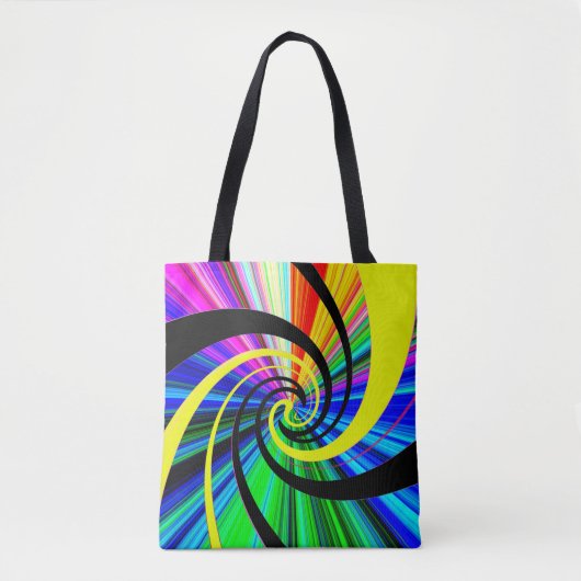 Pop psychedelic tote bag (Voorkant)