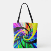 Pop psychedelic tote bag (Achterkant)