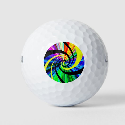 Pop psychedelisch golfballen (Voorkant)