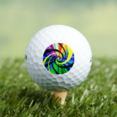 Pop psychedelisch golfballen (Insitu Shirt)