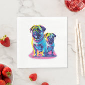 Pop Pugs in het Roze Servet (Insitu)
