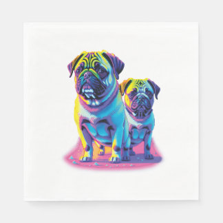 Pop Pugs in het Roze Servet