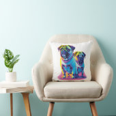 Pop Pugs in Roze Kussen (Stoel)