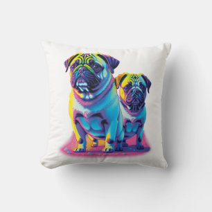 Pop Pugs in Roze Kussen
