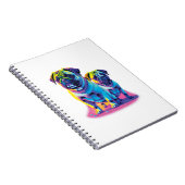 Pop Pugs in Roze Notitieboek (Rechterzijde)