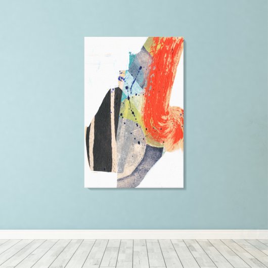 Pop Quirk I Canvas Afdruk (Insitu (Houten vloer))