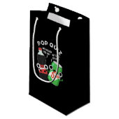 Pop Quiz Funny Soda Pop Pun Dark BG Klein Cadeauzakje (Voorkant Gekanteld)