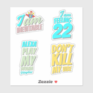 Pop Quotes Sticker