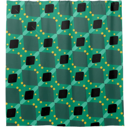 Pop Retro Douchegordijn (Voorkant)